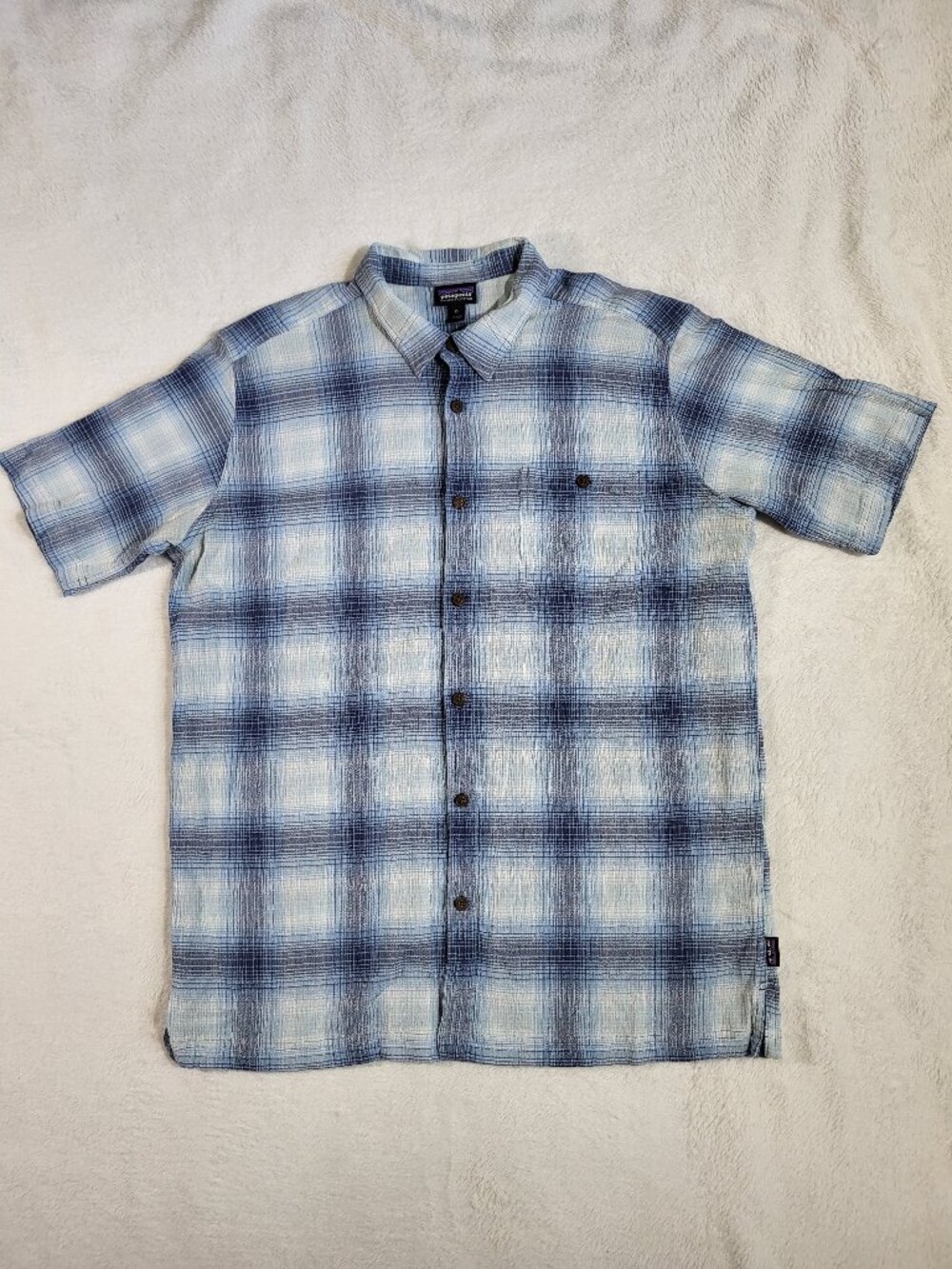 Patagonia Mens Organic Cotton Short Sleeves Shirt - XL